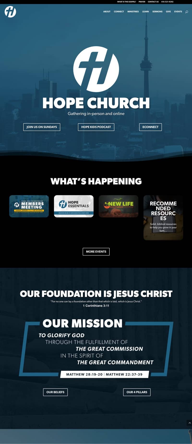 Hope Church Website