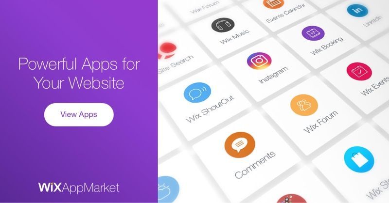Wix App marketplace