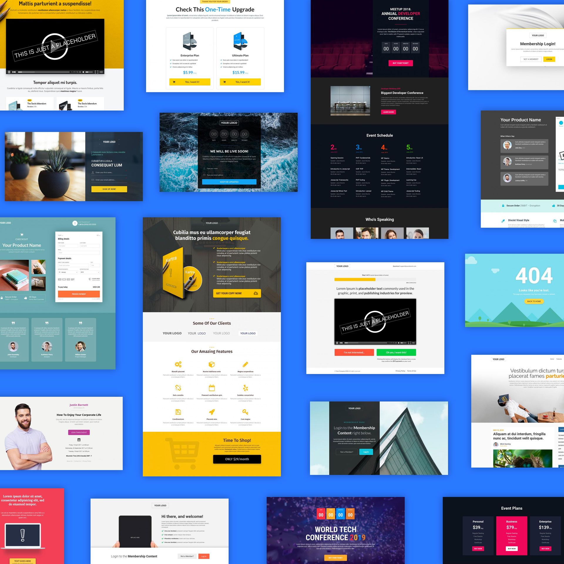 Kartra landing page template examples