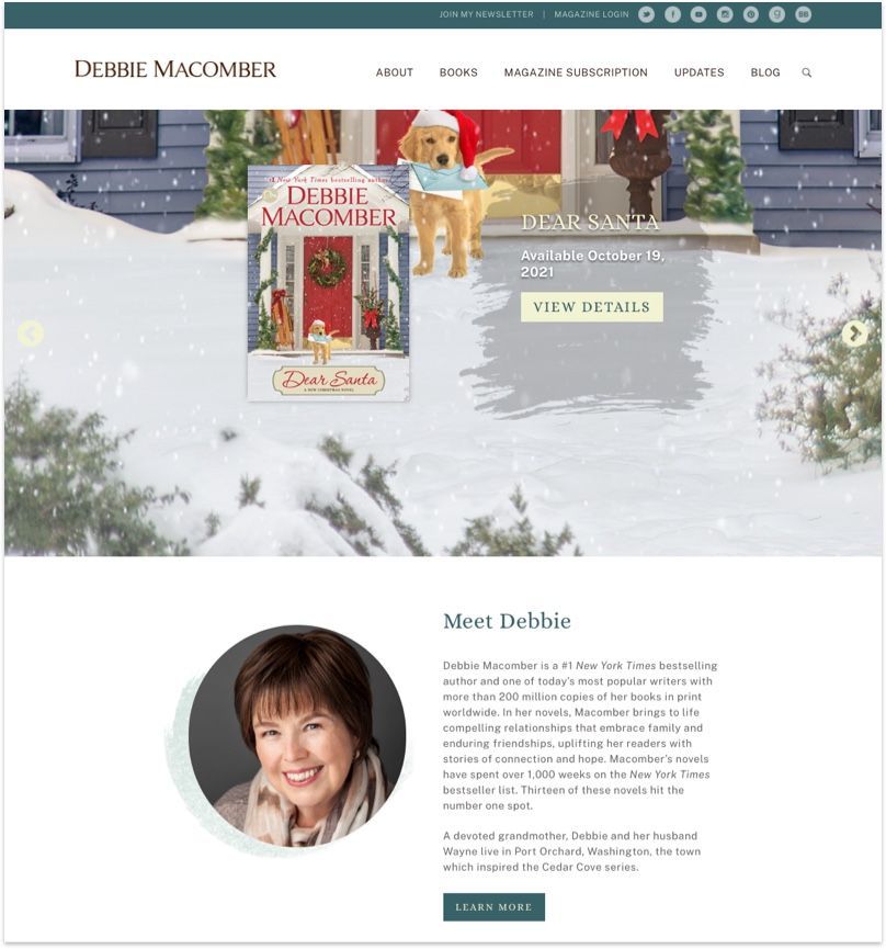 Debbie Macomber's website