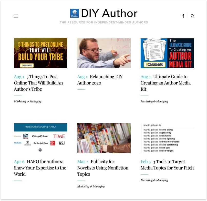 DIY Author Website