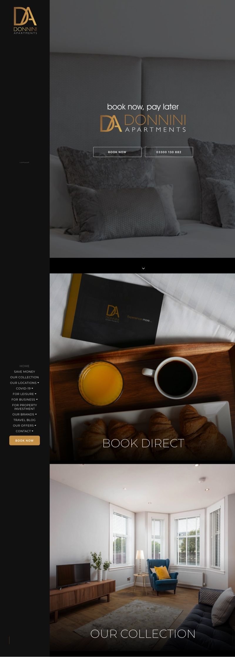 Donnini Apartments Website