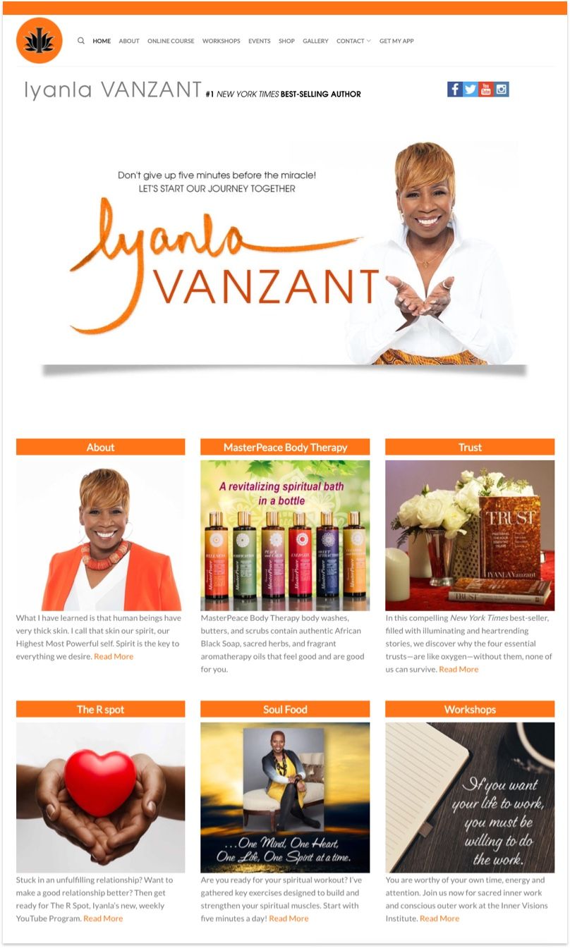 Iyanla Vanzant's Website