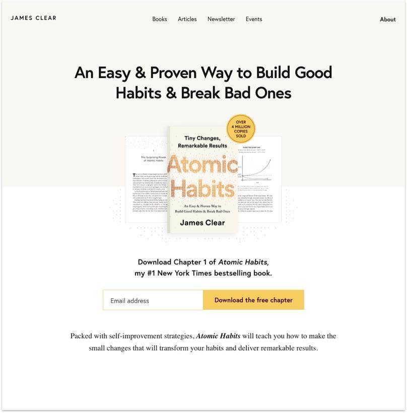 James Clear Website