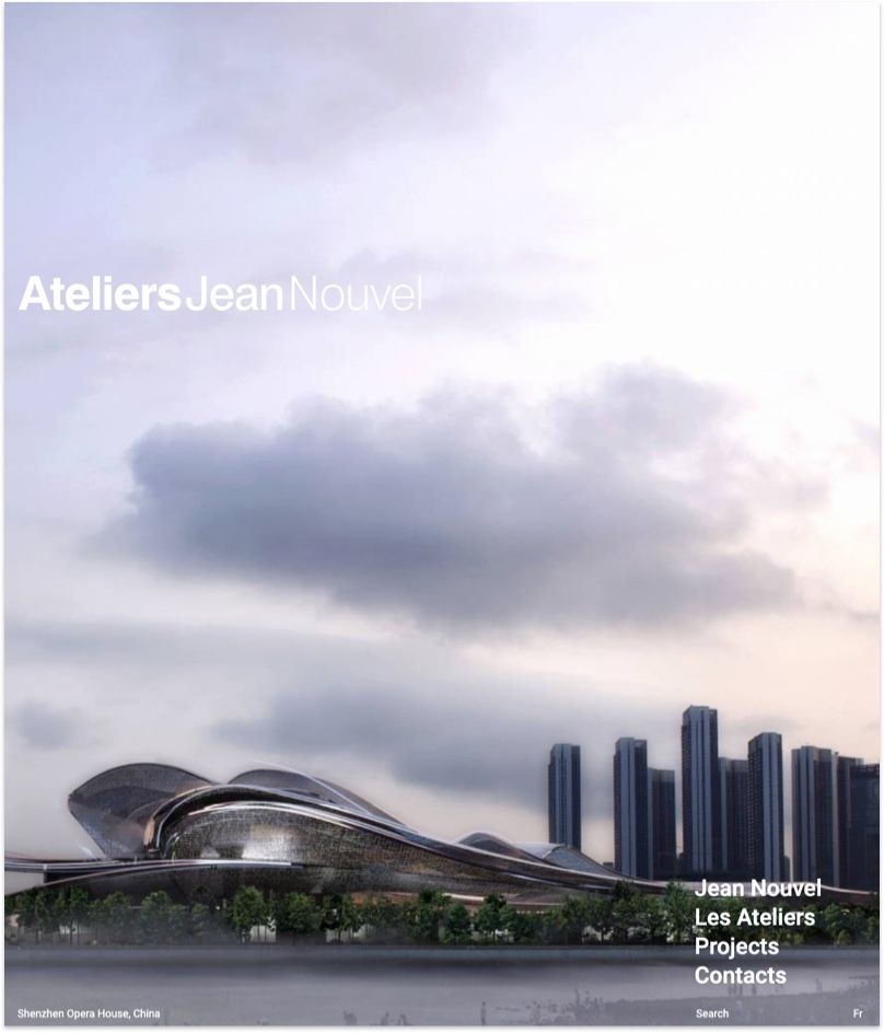 Jean Nouvel's Website