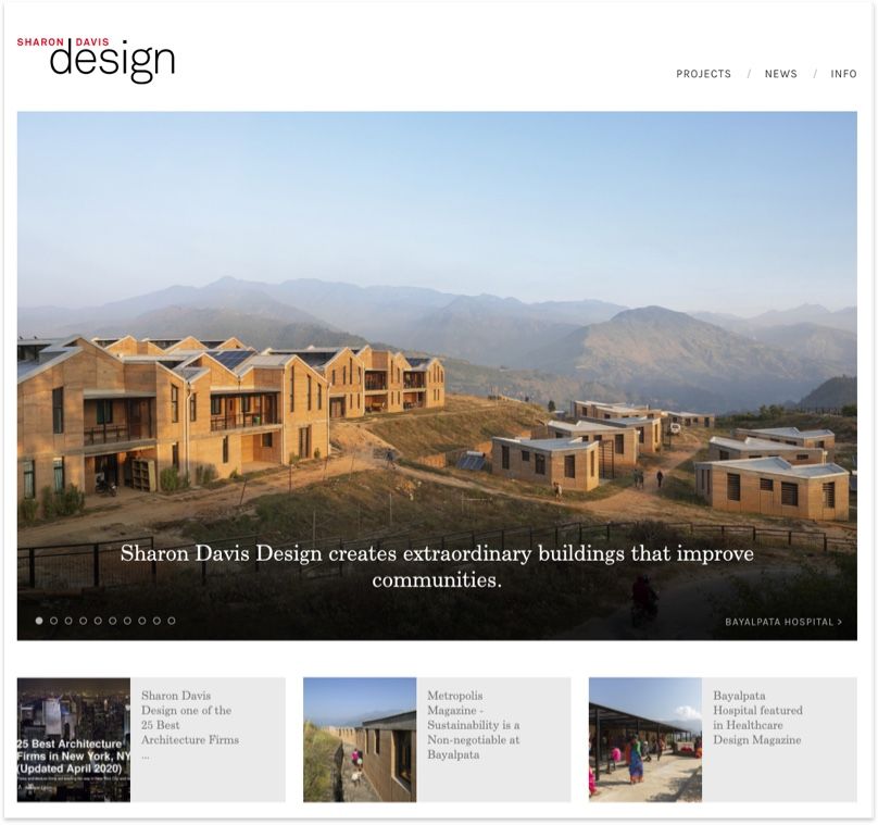 Sharon Davis Design Website