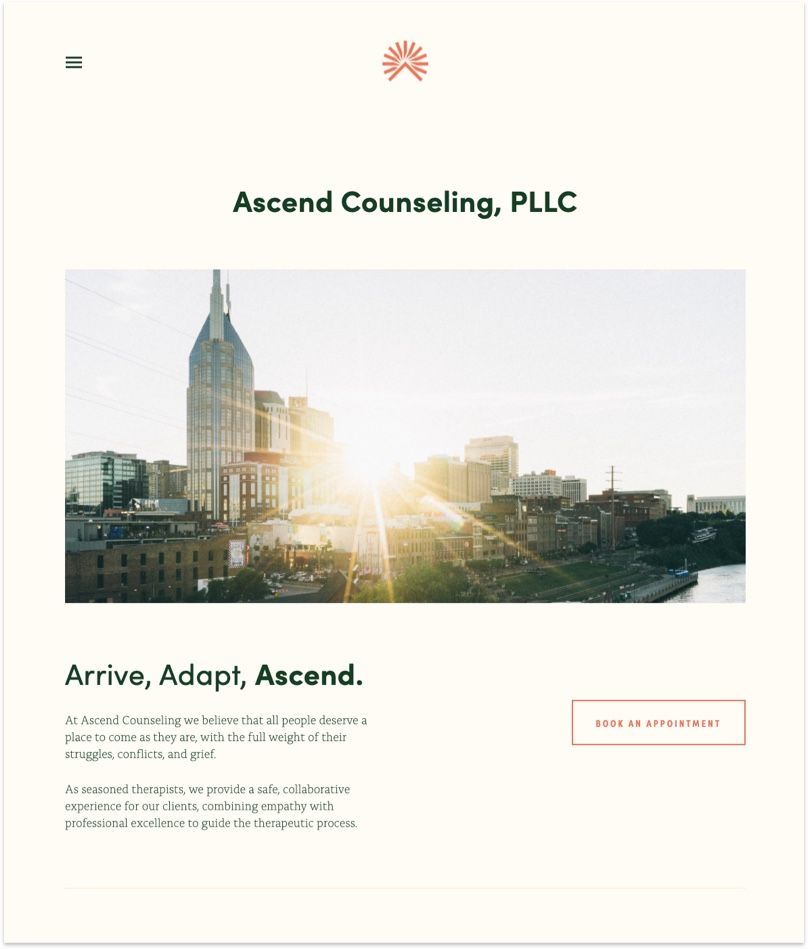 Ascend Counseling Website