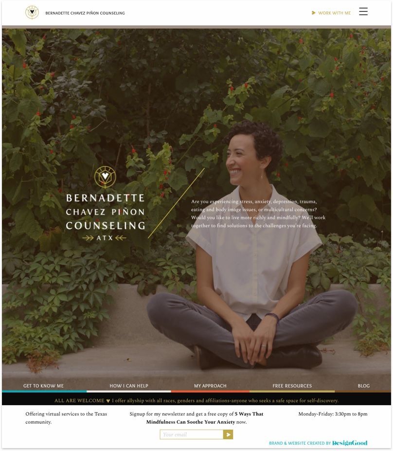 Bernadette Chavez Pinon Counseling Website