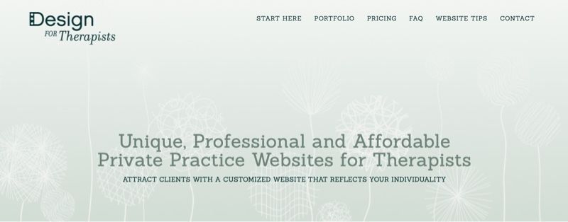 Design for Therapists home page
