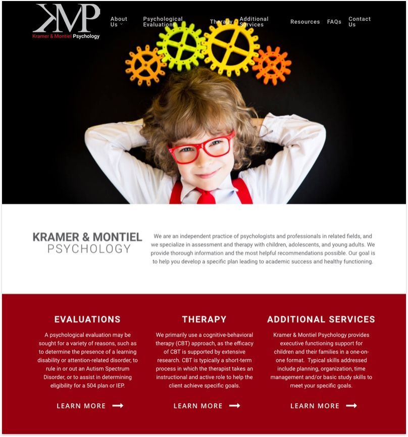 Kramer & Montiel Psychology Website