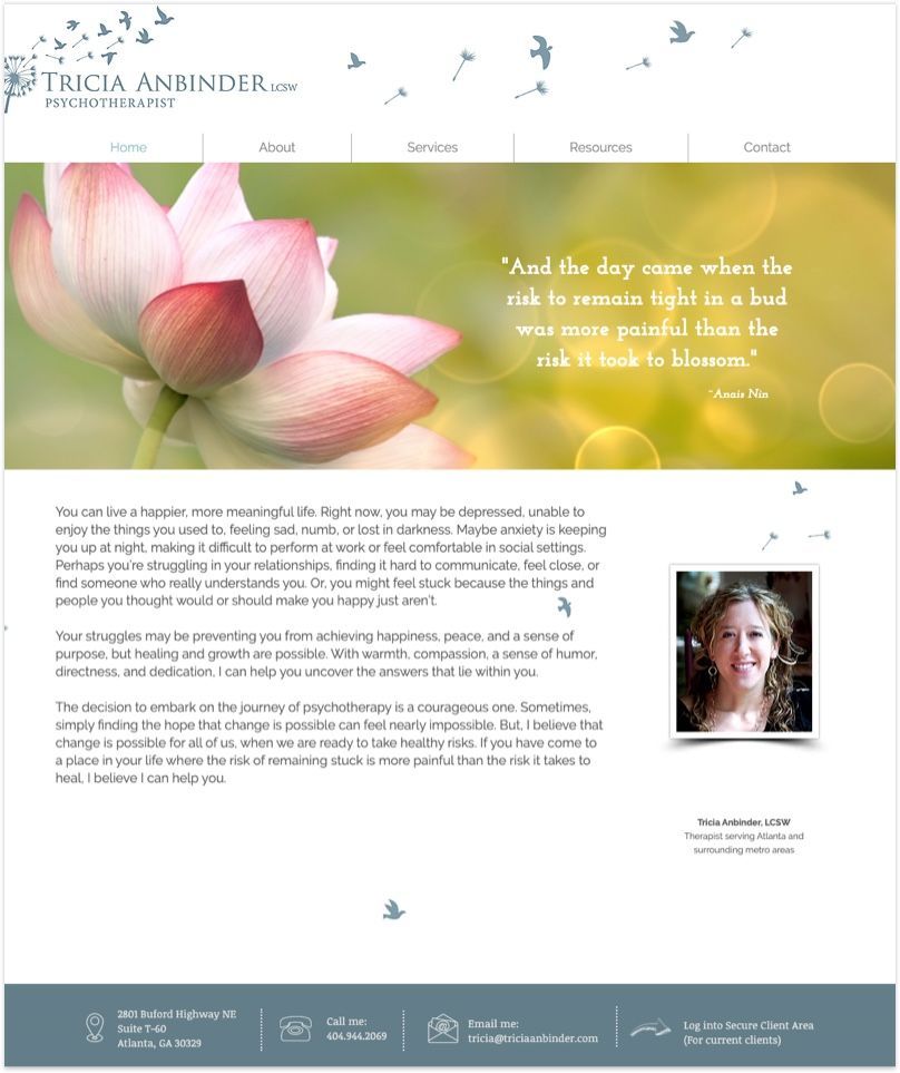 Tricia Anbinder's Website