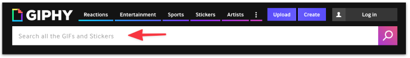 Search on Giphy