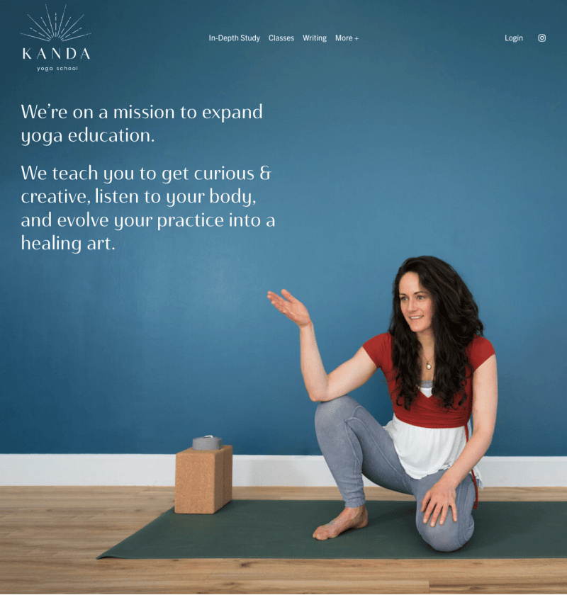 Kanda Yoga School home page