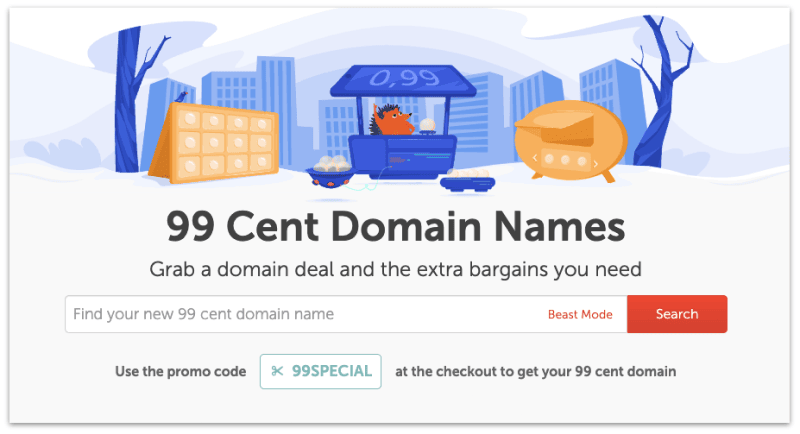 Get custom domain from Namecheap for $1