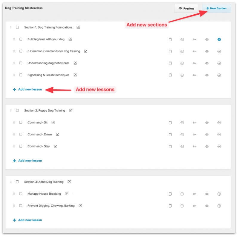 Build out the rest of the curriculum