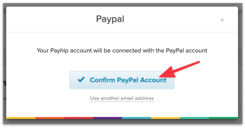 Confirm Paypal integration with Payhip