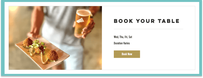 Book a table with Soapbox Beer