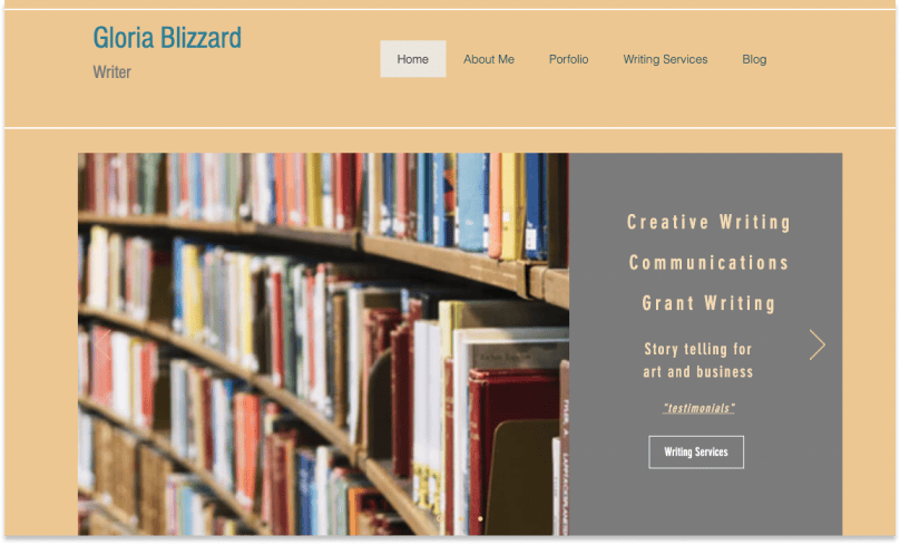 Gloria Blizzard's home page