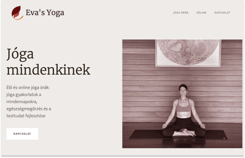 Eva's Yoga home page