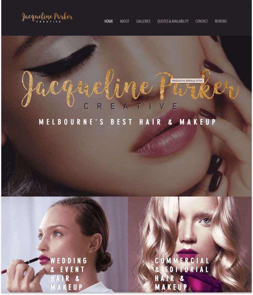 35 Best Makeup Artist Website Examples