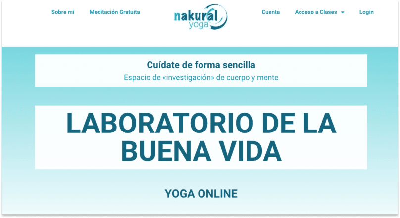 Nakural Yoga  home page