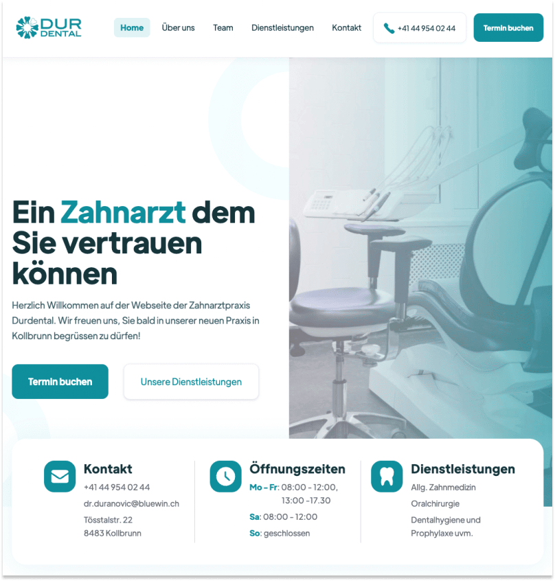 Durdental home page