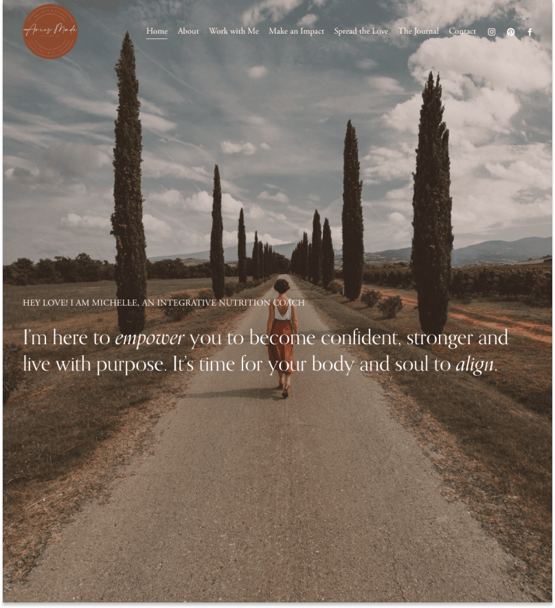 Dr. Michelle Jasmin Dimasi's website