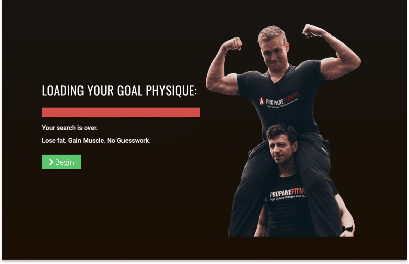 Propane Fitness website
