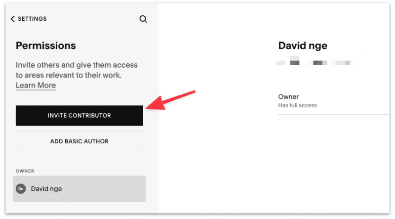 Invite the new owner as a contributor to the site