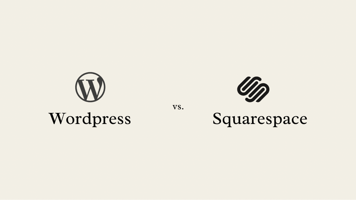 Squarespace vs Wordpress