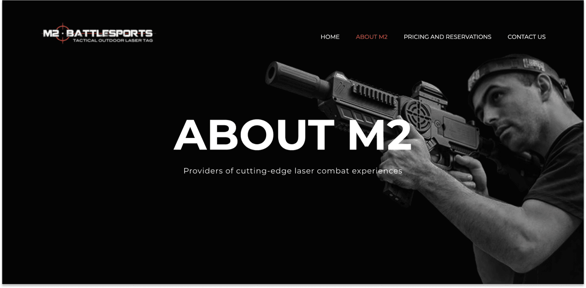 M2 BattleSports home page