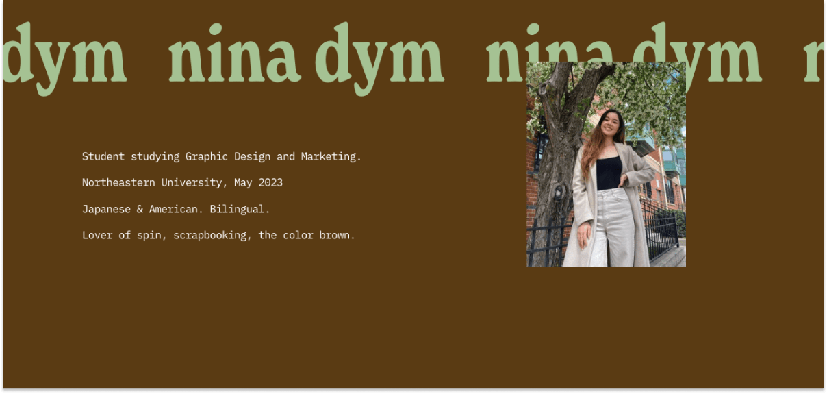 Nina Dym's profile
