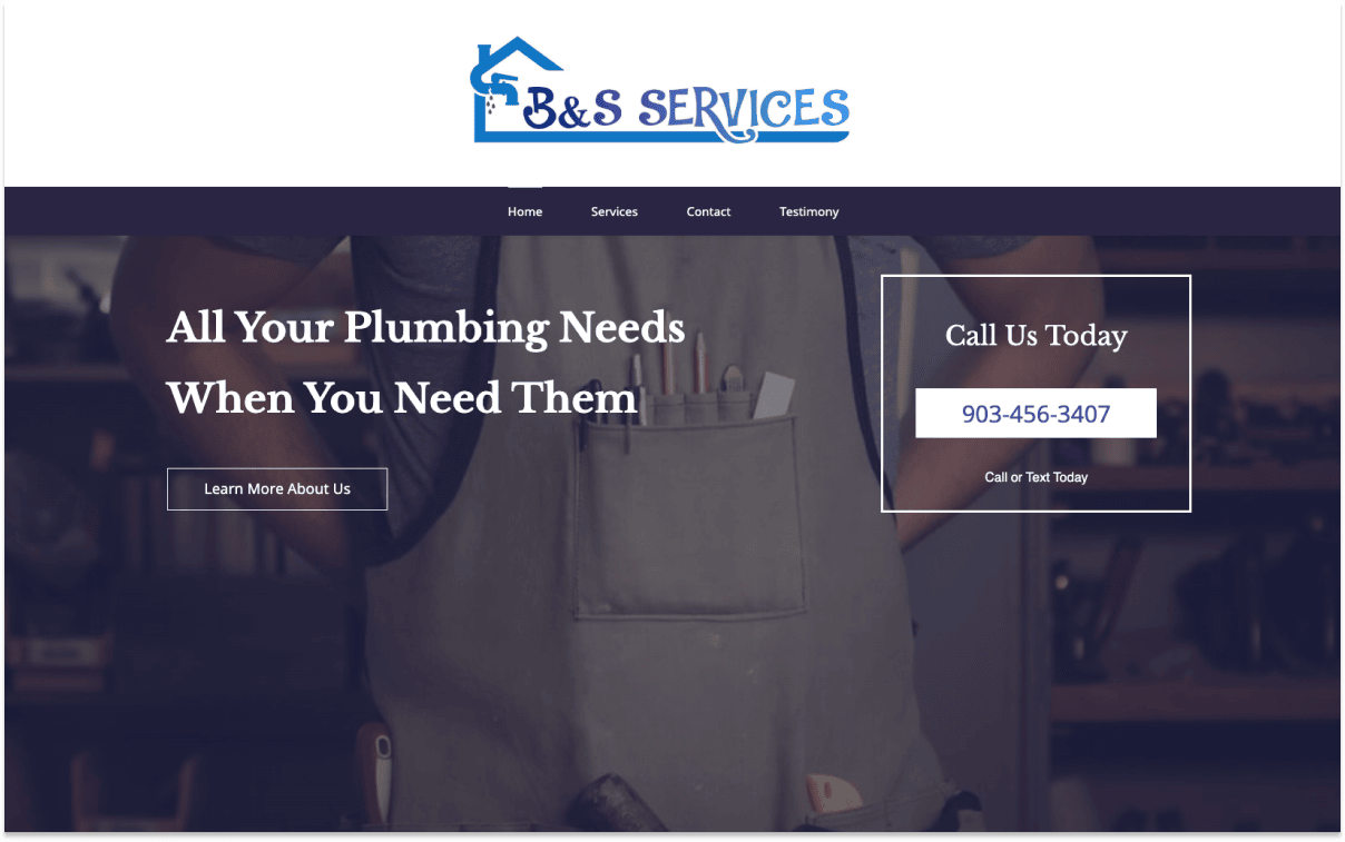 B&S Service home page