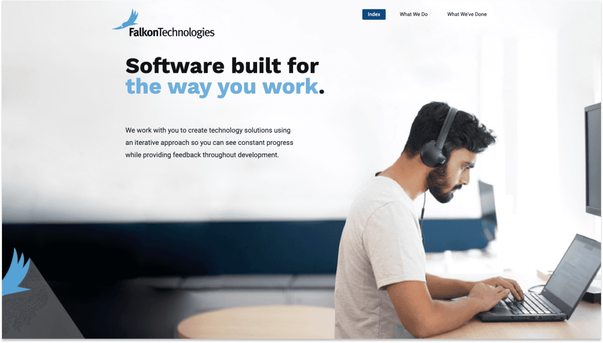 Falkon Technologies home page