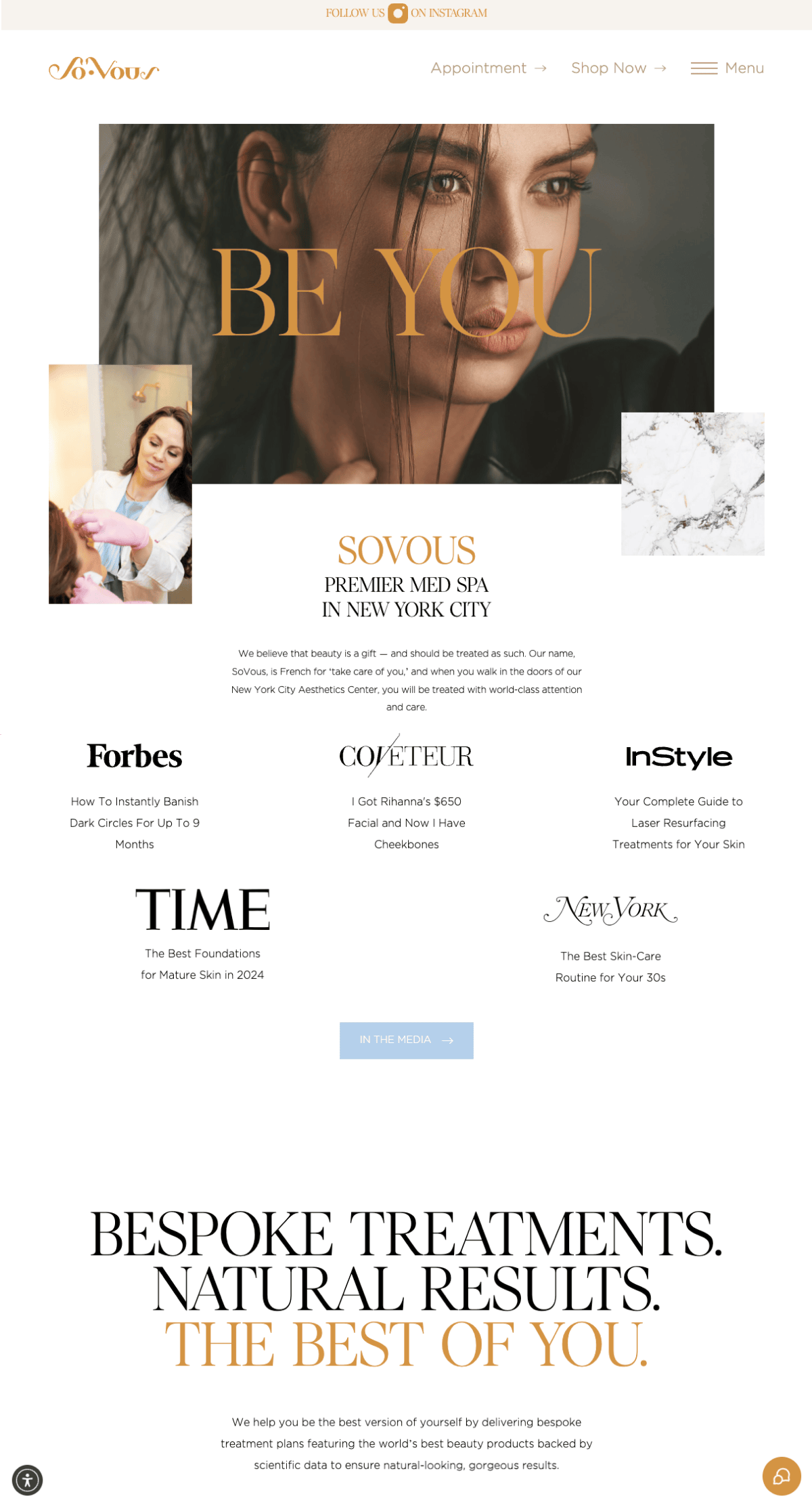 Sovous home page