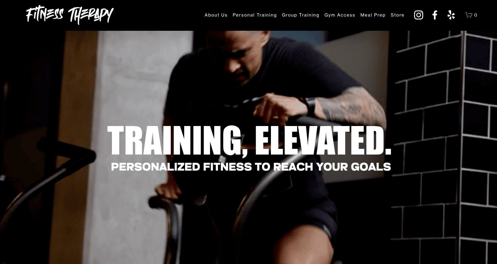 Fitness Therapy's home page