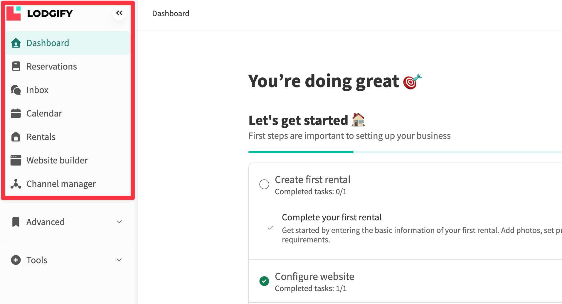 Lodgify sidebar