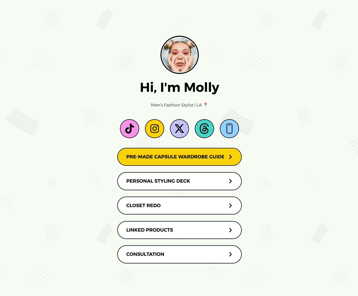 Link in bio for stylist