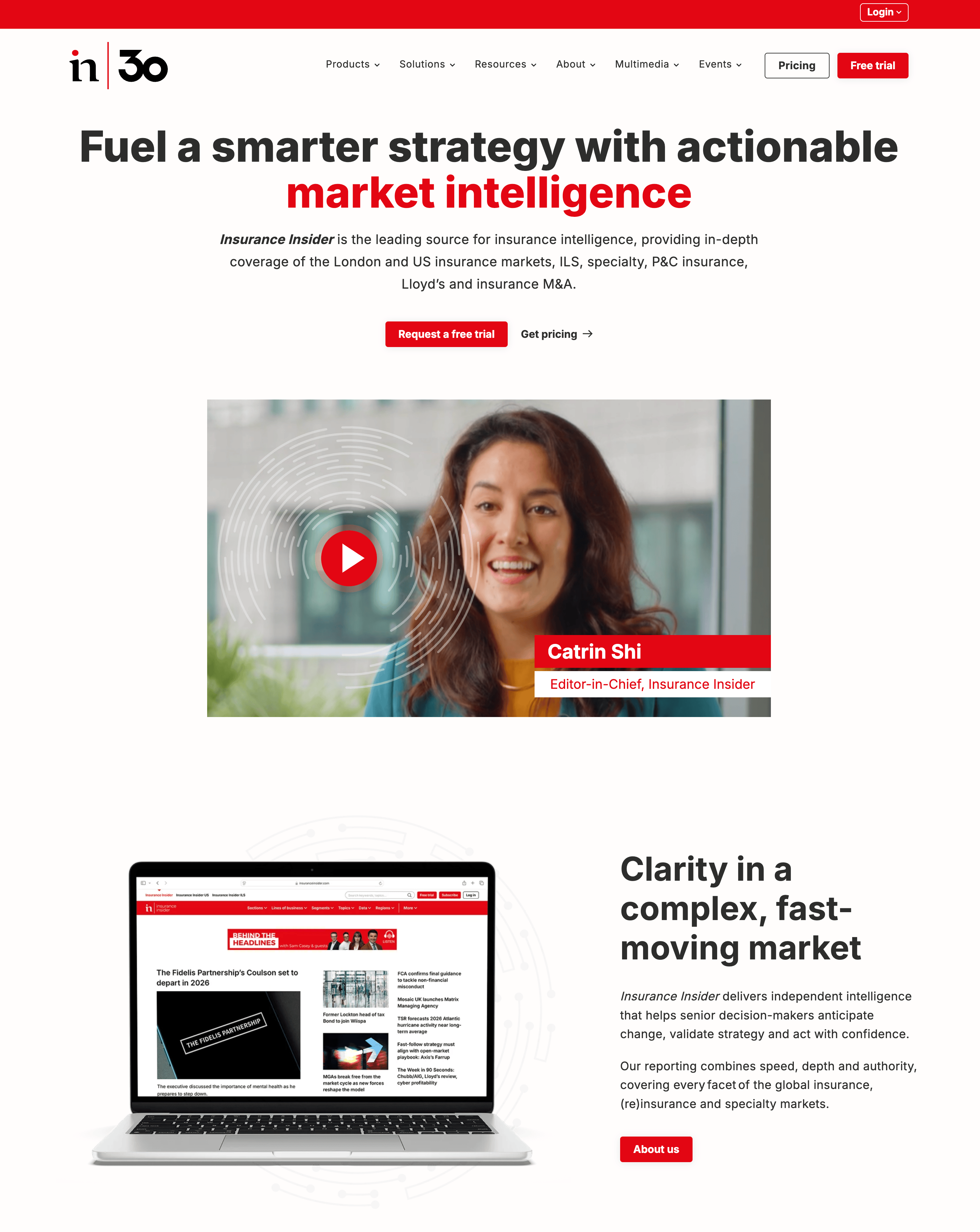 Insurance Insider home page