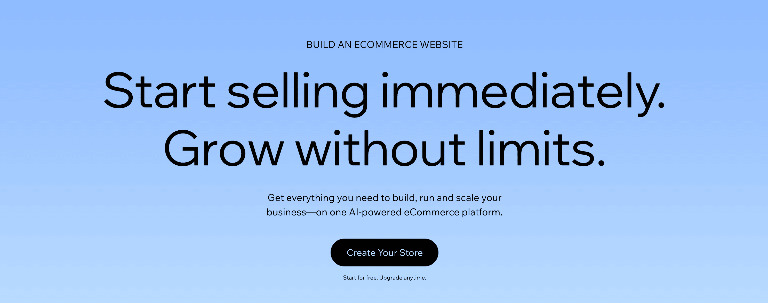 Wix ecommerce