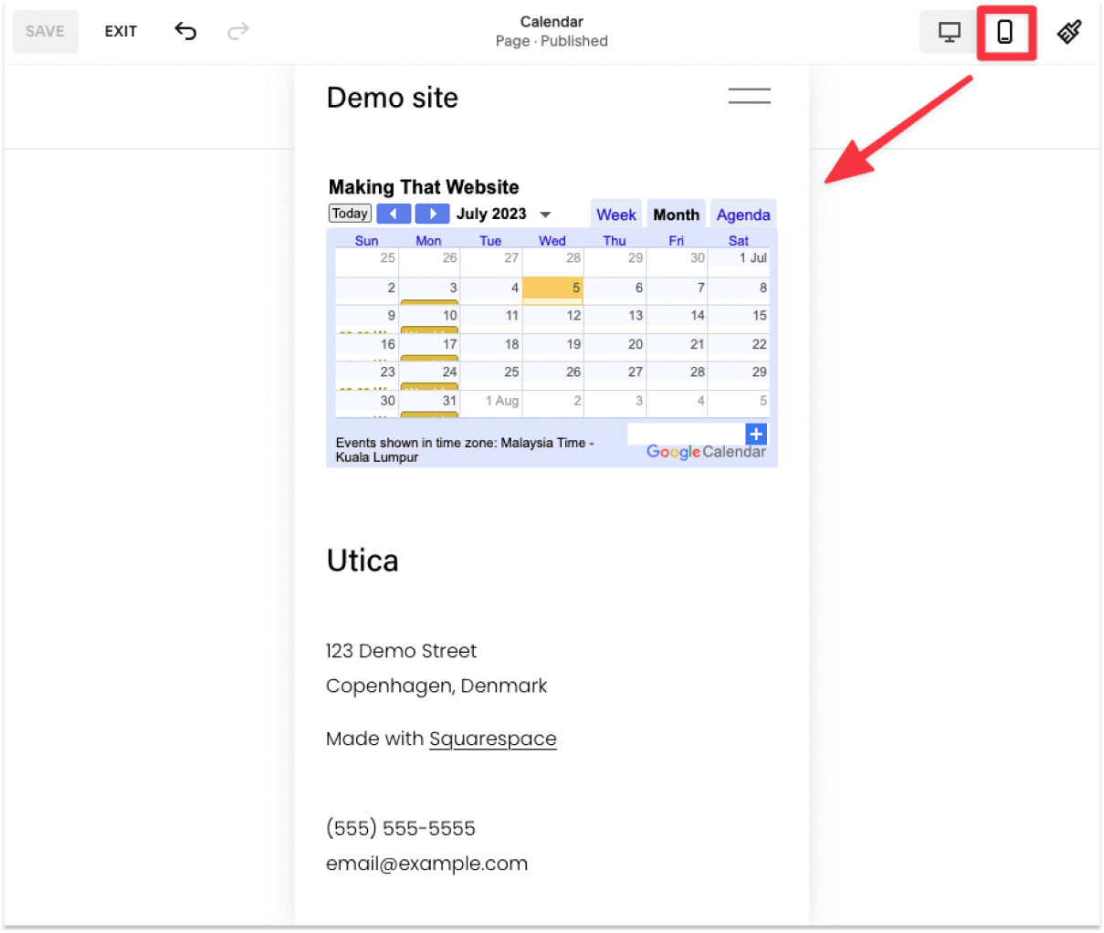 How to set up recurring events on Squarespace (for free)