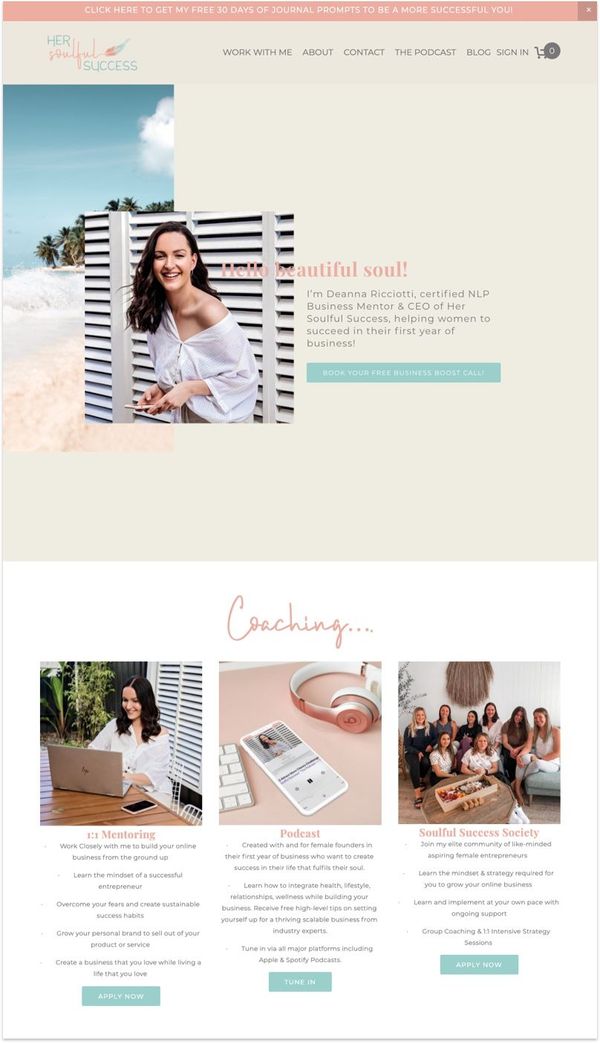 27 Inspiring Coaching Website Examples (and how it's made)