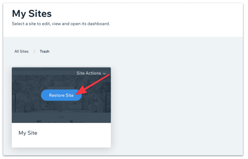 How to Permanently Delete a Wix Site (step-by-step)